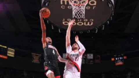 【集锦】火箭111-125开拓者 小西蒙斯半场7记三分稳西部第一